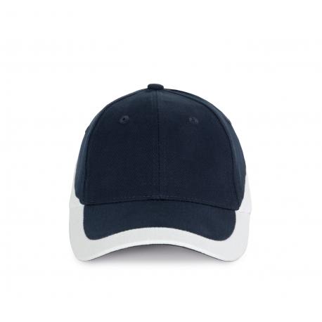 Gorra bicolor 6 paneles Racing