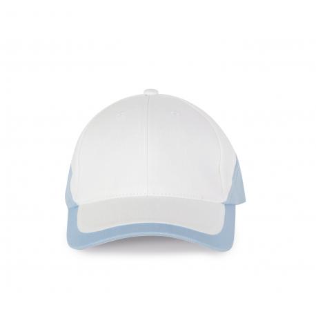 Gorra bicolor 6 paneles Racing