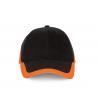 Gorra bicolor 6 paneles Racing