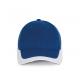 Gorra bicolor 6 paneles Racing Ref.TTKP045-AZUL REAL/BLANCO 