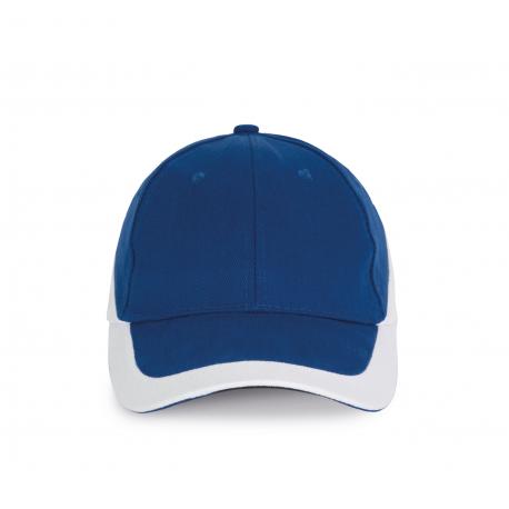 Gorra bicolor 6 paneles Racing