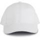 Gorra oeko-tex® standard 100  certified 6 paneles Ref.TTKP108-BLANCO 