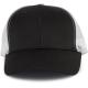 Gorra trucker con certificado oeko-tex 6 paneles Ref.TTKP110-BLANCO NEGRO 