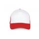 Gorra trucker - 5 paneles Ref.TTKP111-BLANCO ROJO 