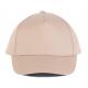 Gorra de algodón de 5 paneles Ref.TTKP116-BEIGE 