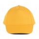 Gorra de algodón de 5 paneles Ref.TTKP116-AMARILLO 