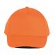 Gorra de algodón de 5 paneles Ref.TTKP116-NARANJA 