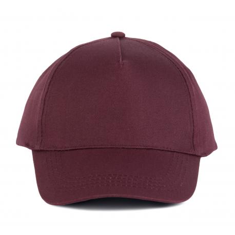 Gorra de algodón de 5 paneles