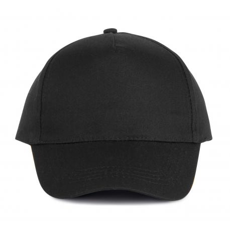 Gorra de algodón de 5 paneles