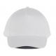 Gorra de algodón de 5 paneles Ref.TTKP116-BLANCO 