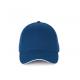 Gorra con sándwich contrastado - 6 paneles Ref.TTKP185-AZUL REAL/BLANCO 