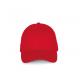 Gorra con hebilla metálica de 6 paneles Ref.TTKP188-RED 