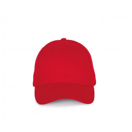 Gorra con hebilla metálica de 6 paneles