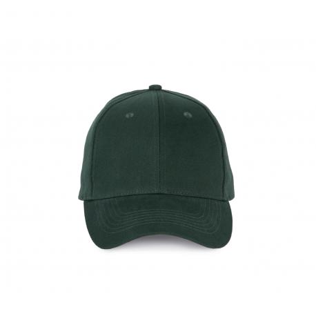 Gorra con hebilla metálica de 6 paneles