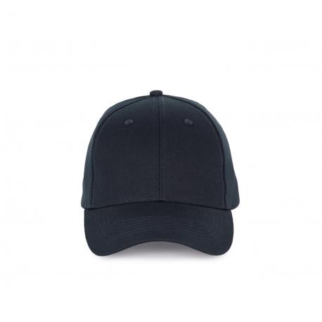 Gorra con hebilla metálica de 6 paneles