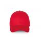 Gorra ajustable de 6 paneles Ref.TTKP192-RED 