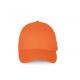 Gorra ajustable de 6 paneles Ref.TTKP192-NARANJA 