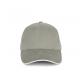 Gorra algodón orgánico con sándwich contrastado - 6 paneles Ref.TTKP198-METAL GREY/WHITE 