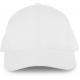 Gorra algodón orgánico - 6 paneles Ref.TTKP134-BLANCO 