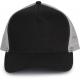 Gorra trucker - 5 paneles Ref.TTKP137-NEGRO/GRIS CLARO 