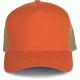 Gorra trucker - 5 paneles Ref.TTKP137-NARANJA RUSTICA/BEIGE 