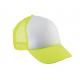 Gorra trucker para niños - 5 paneles Ref.TTKP143-BLANCO/AMARILLO FLUORESCENTE 