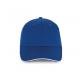 Gorra con sándwich contrastado - 6 paneles Ref.TTKP153-AZUL REAL/BLANCO 