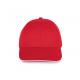 Gorra con sándwich contrastado - 6 paneles Ref.TTKP153-ROJO BLANCO 