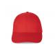 Gorra de poliéster 6 paneles Ref.TTKP156-RED 