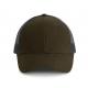 Gorra trucker - 6 paneles Ref.TTKP158-CAKI OSCURO/GRIS OSCURO 