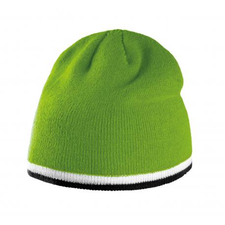 Gorro con tira bicolor contrastada