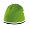 Gorro con tira bicolor contrastada
