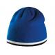Gorro con tira bicolor contrastada Ref.TTKP515-AZUL REAL/BLANCO/NEGRO 