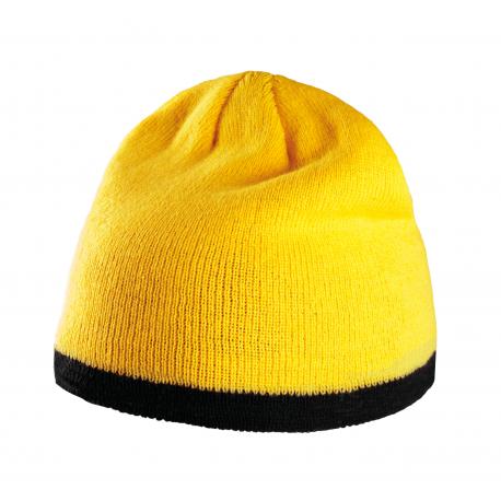 Gorro con tira bicolor contrastada