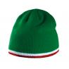Gorro con tira bicolor contrastada