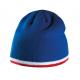 Gorro con tira bicolor contrastada Ref.TTKP515-AZUL REAL/BLANCO/ROJO 
