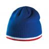 Gorro con tira bicolor contrastada