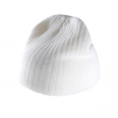 Gorro de punto acanalado