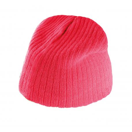 Gorro de punto acanalado