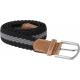 Cinturón trenzado elástico Ref.TTKP805-NEGRO/MID GRIS 