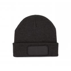 Gorro reciclado con parche