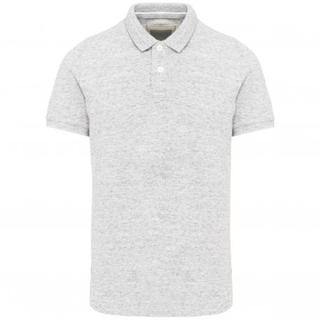 Polo vintage manga corta hombre