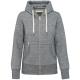 Sudadera vintage - cremallera y capucha mujer Ref.TTKV2307-SLUB GREY HEATHER