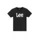 Camiseta en corte clásico con logo de Lee Ref.TTL65-NEGRO