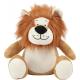 León de peluche con cremallera Ref.TTMM569-MARRON 