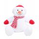 Peluche muñeco de nieve con cremallera Ref.TTMM567-BLANCO 