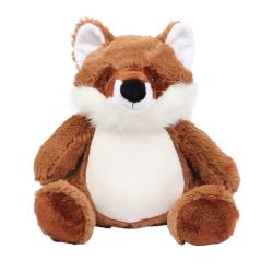 Peluche zorro con cremallera
