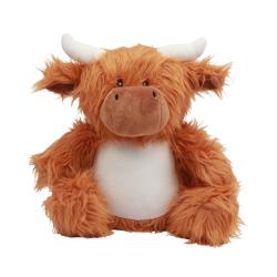 Peluche vaca con cremallera