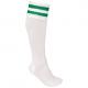 Calcetines deportivos a rayas Ref.TTPA015-GREEN KELLY WHITE/SPORTY