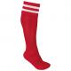 Calcetines deportivos a rayas Ref.TTPA015-ROJO/BLANCO DEPORTIVO